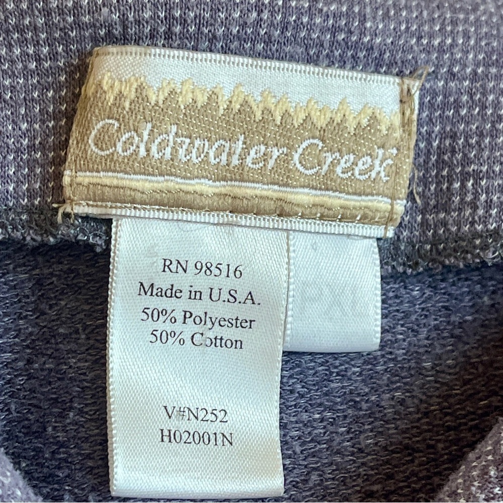 Coldwater Creek Lavender Long Sleeve Top Extra Large - Picture 5 of 10